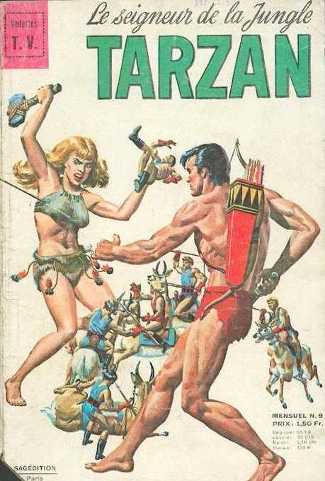Scan de la Couverture Tarzan Vedettes Tv n 9